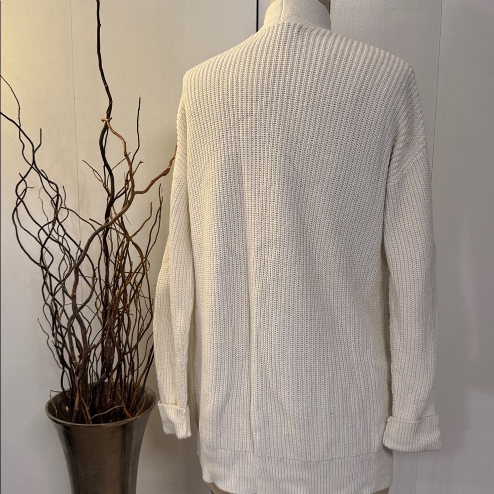 Banana Republic Off-White Knit Button Front Cardigan - Picture 4 of 6